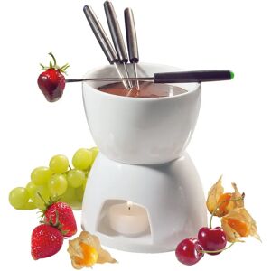Cilio Porcelain Chocolate Fondue Set - For 4 Cilio Porcelain Chocolate Fondue Set - For 4