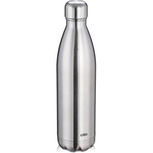 Cilio Bouteille Isotherme Inox 750 ml - Gourde - Publicité Cilio Bouteille Isotherme Inox 750 ml - Gourde - Publicité