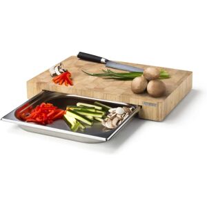Continenta gummitre skjærefjøl med skuffe - Stor 48x32,5cm - Skjærefjøl Continenta gummitre skjærefjøl med skuffe - Stor 48x32,5cm - Skjærefjøl