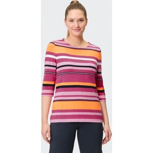 Joy Sportswear Sarina T-Shirt Fuchsia Streifen - Sportlich Fit Joy Sportswear Sarina T-Shirt Fuchsia Streifen - Sportlich Fit