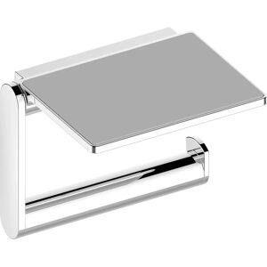 Keuco Chrome Toilet Paper Holder with Shelf - Open Design Keuco Chrome Toilet Paper Holder with Shelf - Open Design