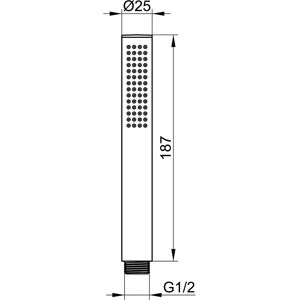 Cap de Dus Negru Mat Keuco - Durabil, Ușor de Curățat, 12 l/min, G 1/2, Garanție 3 Ani Cap de Dus Negru Mat Keuco - Durabil, Ușor de Curățat, 12 l/min, G 1/2, Garanție 3 Ani