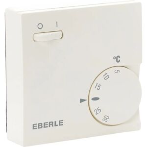 Eberle RTR-E 6763 Termostat - Vægmonteret, 5-30°C, Tænd/Sluk, Hvid Eberle RTR-E 6763 Termostat - Vægmonteret, 5-30°C, Tænd/Sluk, Hvid