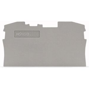 Accesorio de terminal WAGO 2006-1291 Placas finales e intermedias Accesorio de terminal WAGO 2006-1291 Placas finales e intermedias
