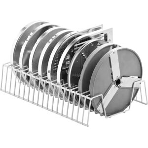 Saro SST Soporte de discos - Blanco - Para 8 discos - Para cocinas profesionales Saro SST Soporte de discos - Blanco - Para 8 discos - Para cocinas profesionales
