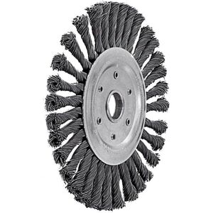 Lessmann Modelo 475.211 - Cepillo redondo de alambre de acero para trabajos pesados Lessmann Modelo 475.211 - Cepillo redondo de alambre de acero para trabajos pesados