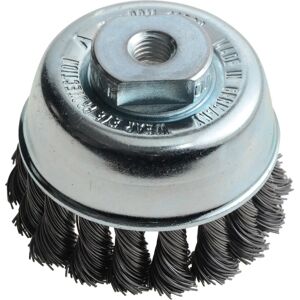 Lessmann 482.214 Knot Cup Brush M10 - Steel Wire - Heavy Duty Lessmann 482.214 Knot Cup Brush M10 - Steel Wire - Heavy Duty