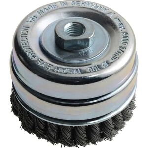 Lessmann 486.217 Knot Cup Brush - Heavy-duty Metal Prep - 100mm Lessmann 486.217 Knot Cup Brush - Heavy-duty Metal Prep - 100mm