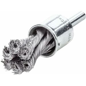 Lessmann 454.278 Knot End Brush with Shank 22mm - Brush, Steel, Heavy Duty Lessmann 454.278 Knot End Brush with Shank 22mm - Brush, Steel, Heavy Duty