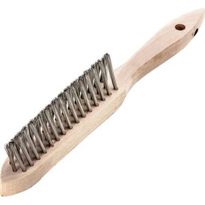 Brosse d'angle en acier inox V4A Lessmann - 3 rangées - Publicité Brosse d'angle en acier inox V4A Lessmann - 3 rangées - Publicité