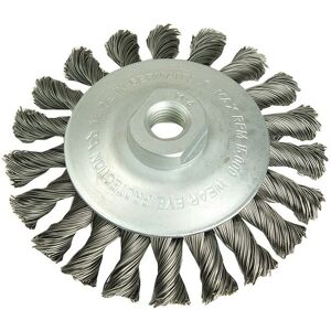 Lessmann Conical Knot Brush 100mm M14 - Brush Lessmann Conical Knot Brush 100mm M14 - Brush