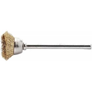 Lessmann Brosse à tasse miniature en laiton - Outil de polissage petit format - Publicité Lessmann Brosse à tasse miniature en laiton - Outil de polissage petit format - Publicité