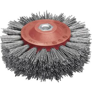 LESSMANN 402890 - Brosses à roue grises - 140mm de diamètre - Nylon abrasif - Max 2500 tr/min - Publicité LESSMANN 402890 - Brosses à roue grises - 140mm de diamètre - Nylon abrasif - Max 2500 tr/min - Publicité