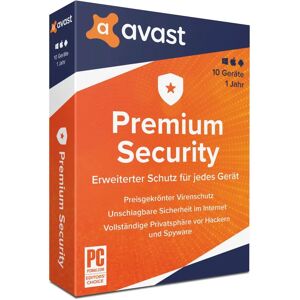 Avast Premium Security 2023 - Protezione antivirus per 1-10 dispositivi Avast Premium Security 2023 - Protezione antivirus per 1-10 dispositivi