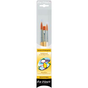 Da Vinci Junior Pinsel-Set Größe 8, 8, 12 - Malpinselset Da Vinci Junior Pinsel-Set Größe 8, 8, 12 - Malpinselset