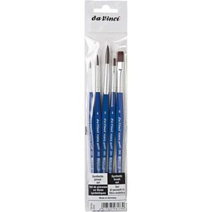 Da Vinci Synthetics 3504 - Pinselset - 5 Pinsel, Größen 2-8 Da Vinci Synthetics 3504 - Pinselset - 5 Pinsel, Größen 2-8