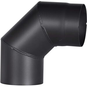 FIREFIX Steel Stove Pipe R150/BO - 2mm Thick, 150mm Diameter, 90° Bend - Stove & Fireplace FIREFIX Steel Stove Pipe R150/BO - 2mm Thick, 150mm Diameter, 90° Bend - Stove & Fireplace