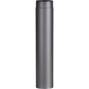 FireFix RD150/7 Steel Chimney Pipe - 150mm Diameter, 750mm Length - Grey FireFix RD150/7 Steel Chimney Pipe - 150mm Diameter, 750mm Length - Grey