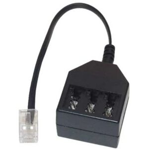 Diviseur Téléphonique S/CONN 71018-2 - Noir Diviseur Téléphonique S/CONN 71018-2 - Noir