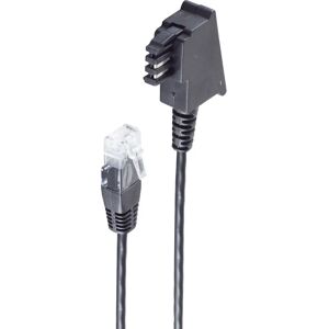 Shiverpeaks BS12-09085 Telephone Cable - 15m, Black, Router Compatible Shiverpeaks BS12-09085 Telephone Cable - 15m, Black, Router Compatible