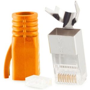 Conjunto de conectores de red RJ-45 naranja Shiverpeaks BS72067-O Conjunto de conectores de red RJ-45 naranja Shiverpeaks BS72067-O