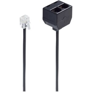 Shiverpeaks BS71231 - 0.1m Black Telephone Cable Shiverpeaks BS71231 - 0.1m Black Telephone Cable