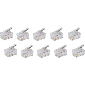 Connecteur filaire BS72039-10 RJ-10 Blanc - Connecteur filaire Connecteur filaire BS72039-10 RJ-10 Blanc - Connecteur filaire