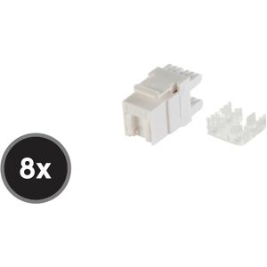 Shiverpeaks BS08-10035-8 Unshielded Cat6 Keystone Module - Network Components Shiverpeaks BS08-10035-8 Unshielded Cat6 Keystone Module - Network Components