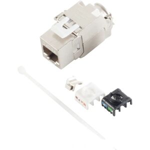 Module Keystone S/CONN 08-10030 - Plat, Métal, RJ-45 Femelle - Adaptateur réseau Module Keystone S/CONN 08-10030 - Plat, Métal, RJ-45 Femelle - Adaptateur réseau
