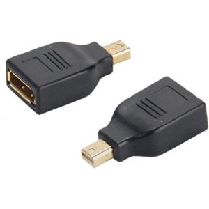Adaptador S/CONN 10-60001 Mini DisplayPort a DisplayPort - Negro Adaptador S/CONN 10-60001 Mini DisplayPort a DisplayPort - Negro