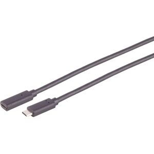 Cable USB S/CONN - 1,5m - Negro - Extensión USB 3.2 Gen 2x2 Cable USB S/CONN - 1,5m - Negro - Extensión USB 3.2 Gen 2x2