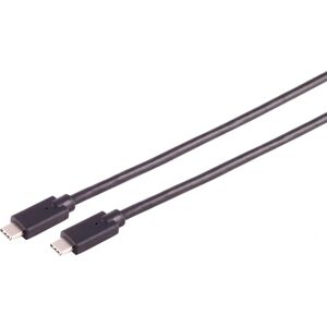 S/CONN USB-C 1m 20Gbps 100W Schwarz S/CONN USB-C 1m 20Gbps 100W Schwarz