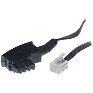 S-Conn 6m TAE F - RJ11 - Nero S-Conn 6m TAE F - RJ11 - Nero