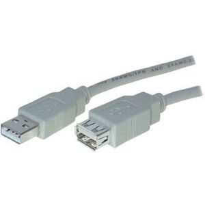 S-CONN Cable USB 2.0 A 5m - Gris S-CONN Cable USB 2.0 A 5m - Gris