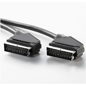 Câble SCART Secomp 11.09.4602 - 2m, 21 broches, Noir - Publicité Câble SCART Secomp 11.09.4602 - 2m, 21 broches, Noir - Publicité