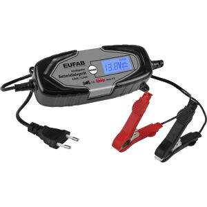 Eufab Intelligent 6/12V, 4A batteriladdare - Passar för litiumbatterier Eufab Intelligent 6/12V, 4A batteriladdare - Passar för litiumbatterier
