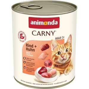 Animonda Carny Adult 12 x 800g - Boeuf & Poulet - Nourriture pour chats Animonda Carny Adult 12 x 800g - Boeuf & Poulet - Nourriture pour chats