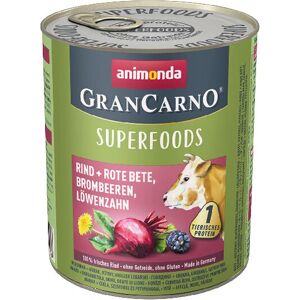 Jedzenie dla psów Animonda GranCarno Wołowina i Warzywa - 800g Jedzenie dla psów Animonda GranCarno Wołowina i Warzywa - 800g