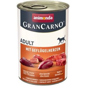 Krmivo pro psy Animonda GranCarno - Kuře, Srdce Dospělí 400 g Krmivo pro psy Animonda GranCarno - Kuře, Srdce Dospělí 400 g