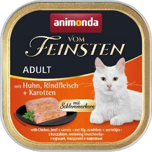 Animonda Vom Feinsten - Kulhossa - Aikuiset - kana, naudanliha, porkkanoita - Märkäruoka Kissoille Animonda Vom Feinsten - Kulhossa - Aikuiset - kana, naudanliha, porkkanoita - Märkäruoka Kissoille