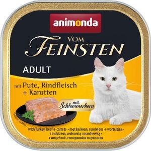 Animonda Vom Feinsten - Märkäruoka kissoille - Aikuiset kalkkunalla, naudalla ja porkkanoilla Animonda Vom Feinsten - Märkäruoka kissoille - Aikuiset kalkkunalla, naudalla ja porkkanoilla