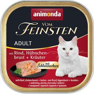 Animonda Vom Feinsten - Aikuinen Kissa - Naudanliha, Kananrinta, Yrtit - 100g Animonda Vom Feinsten - Aikuinen Kissa - Naudanliha, Kananrinta, Yrtit - 100g
