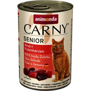 Animonda Carny Senior Hovězí a krůtí srdce 400 g - Krmivo pro kočky Animonda Carny Senior Hovězí a krůtí srdce 400 g - Krmivo pro kočky