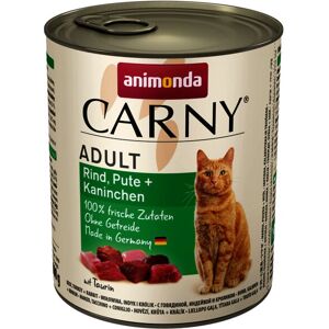 Karma mokra dla dorosłych kotów animonda Carny - Wołowina, Kurczak & Kaczka - 6x800g Karma mokra dla dorosłych kotów animonda Carny - Wołowina, Kurczak & Kaczka - 6x800g