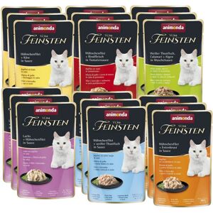 Aliments humides Animonda vom Feinsten - 6 saveurs, sachets de 50 g - Publicité Aliments humides Animonda vom Feinsten - 6 saveurs, sachets de 50 g - Publicité