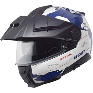 Casco de moto Schuberth E2 Atlas Azul - Aventura, Homologación Doble Casco de moto Schuberth E2 Atlas Azul - Aventura, Homologación Doble