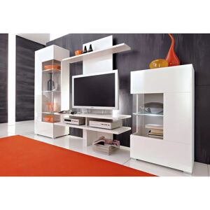 HÖLTKEMEYER Weiße Wohnwand - Wohnzimmerwand HÖLTKEMEYER Weiße Wohnwand - Wohnzimmerwand
