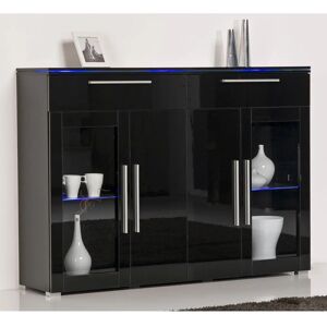 HÖLTKEMEYER Line Schwarzes Lowboard - Sideboard HÖLTKEMEYER Line Schwarzes Lowboard - Sideboard