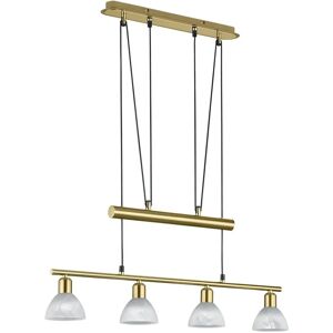 Trio Lighting Levisto Messing Moderne 4-Flammige Pendelleuchte Trio Lighting Levisto Messing Moderne 4-Flammige Pendelleuchte