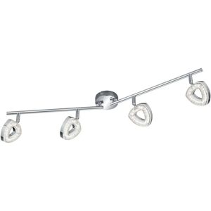 Trio Lighting - Foco de Techo Moderno 4 Luces Barra Cromo Trio Lighting - Foco de Techo Moderno 4 Luces Barra Cromo